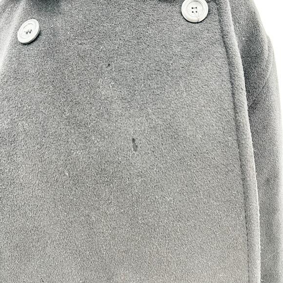 Max Mara Trench Teddy Coat Wool Long Alpaca Winter Black Vintage Authentic 12 - Picture 14 of 14